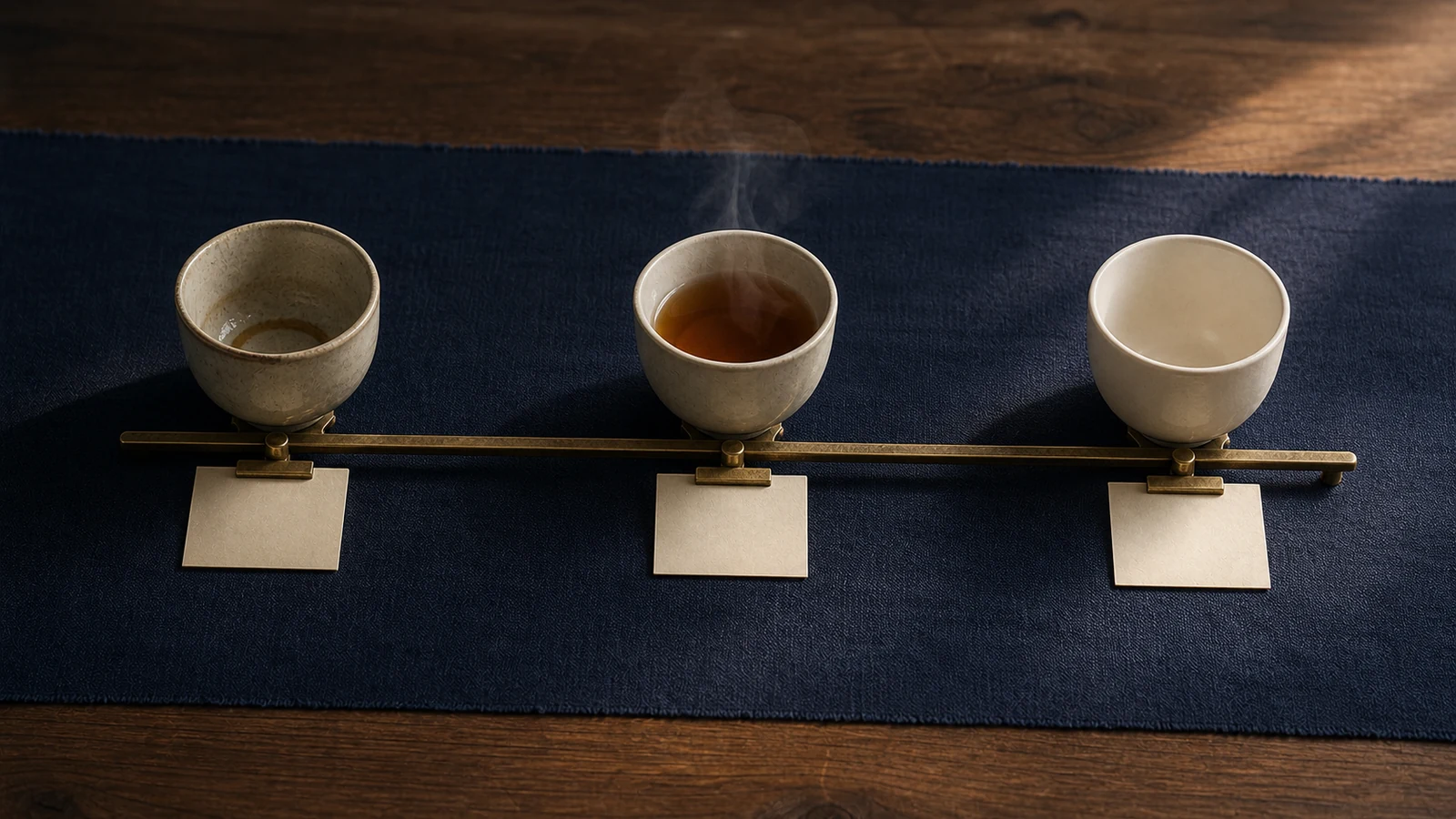 One everyday object shown across a three-part physical timeline.